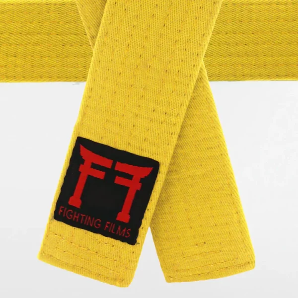 Ceinture jaune de judo brodé